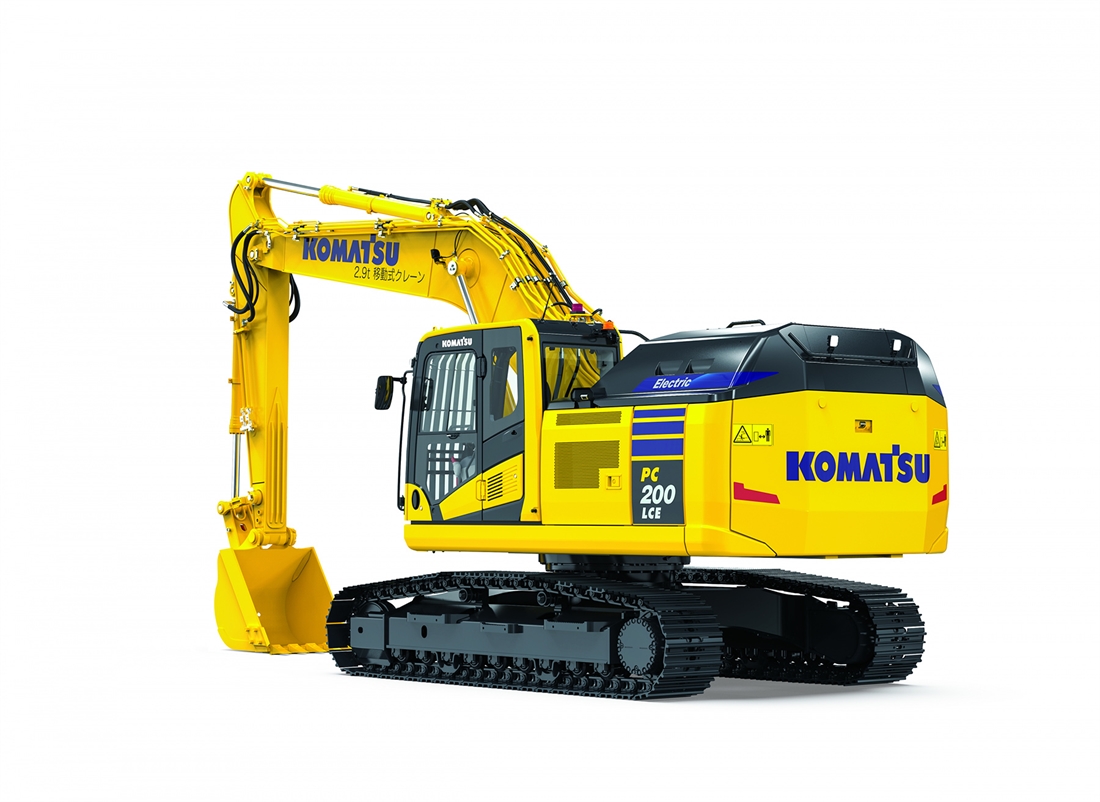 20-tonne electric Komatsu excavators