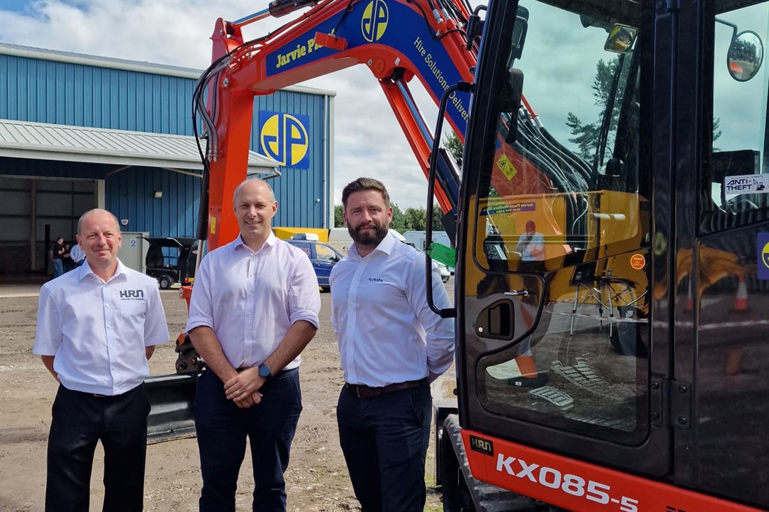 Jarvie Plant bags Scotlands first Kubota KX085-5