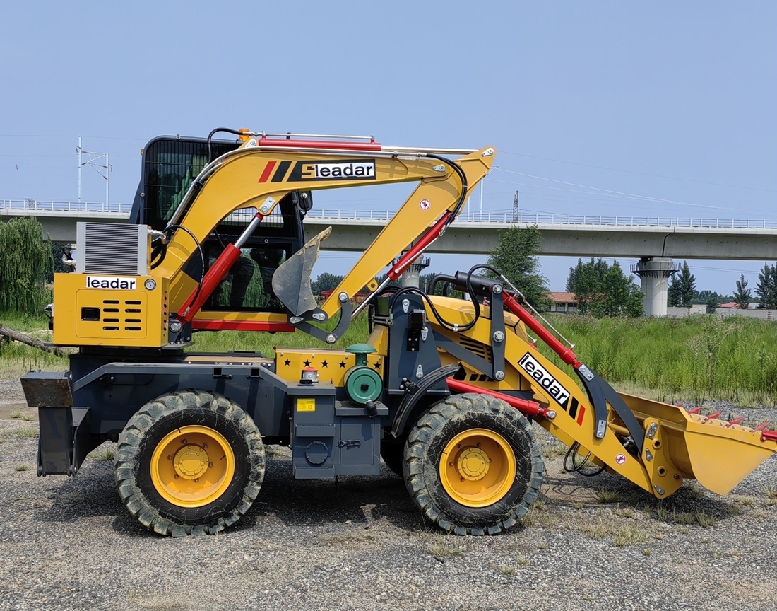 Quirky Chinese Backhoe Loader Concept