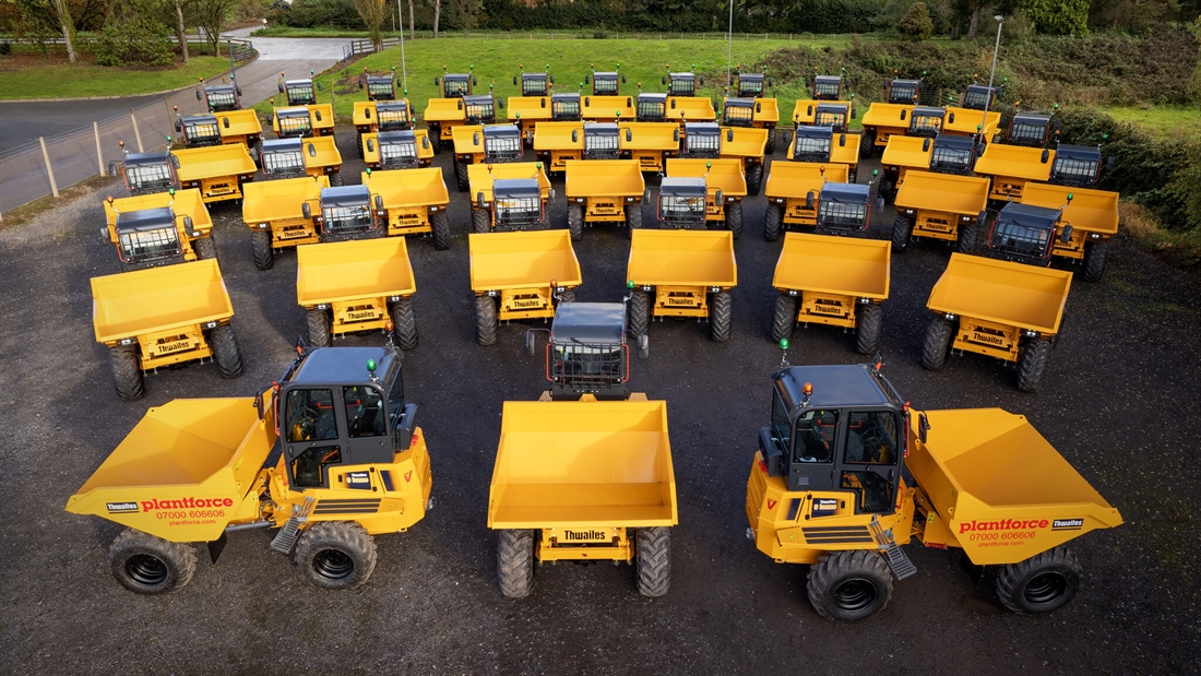 Plantforce places big Thwaites dumper order