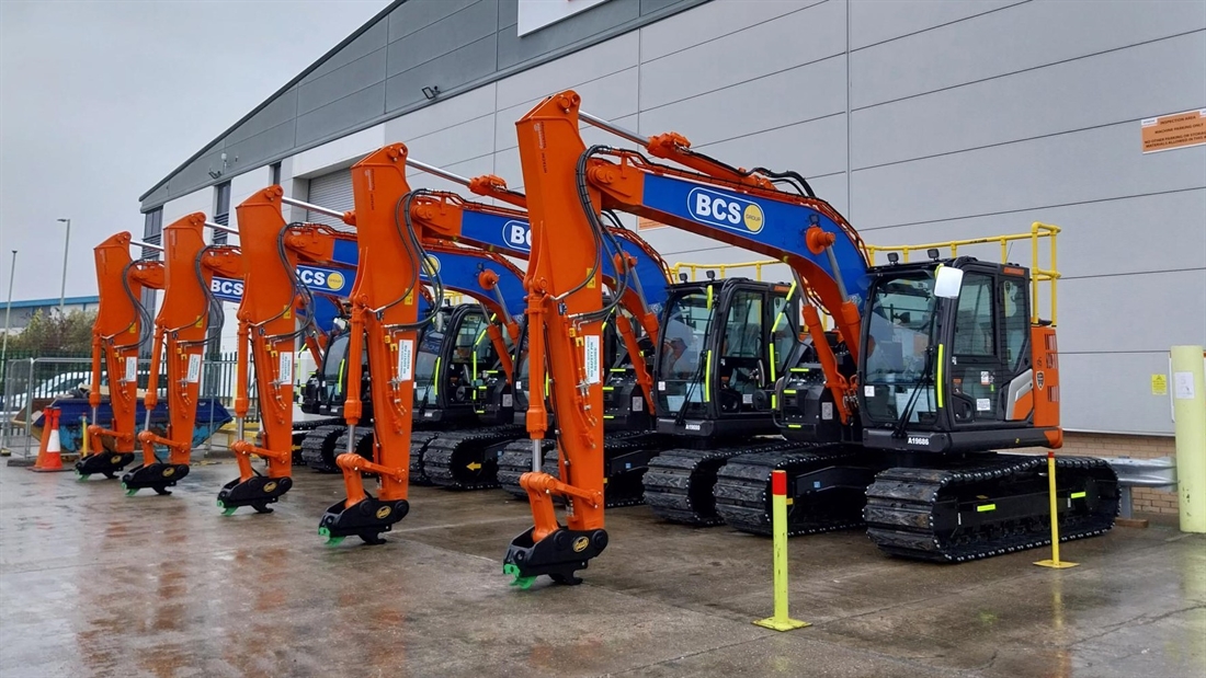 New Hitachi excavators for BCS Group