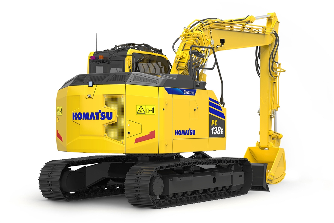 New Komatsu PC138E-11 electric excavator