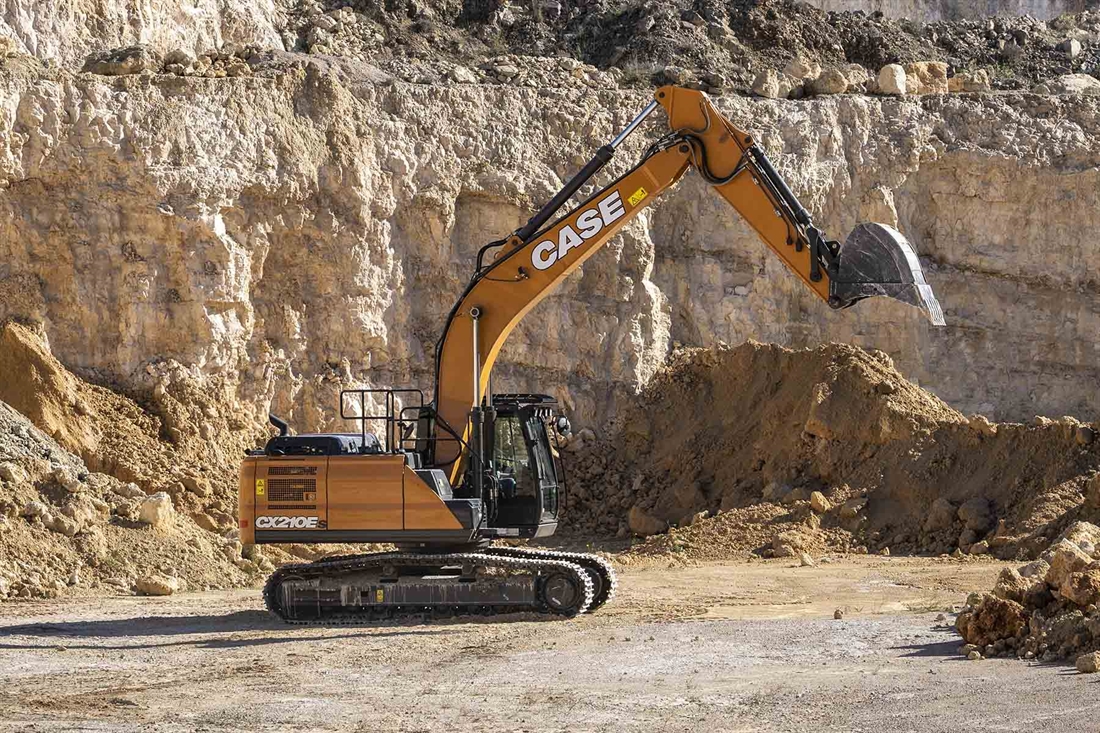 New 20-tonne Case CX210E-S excavator