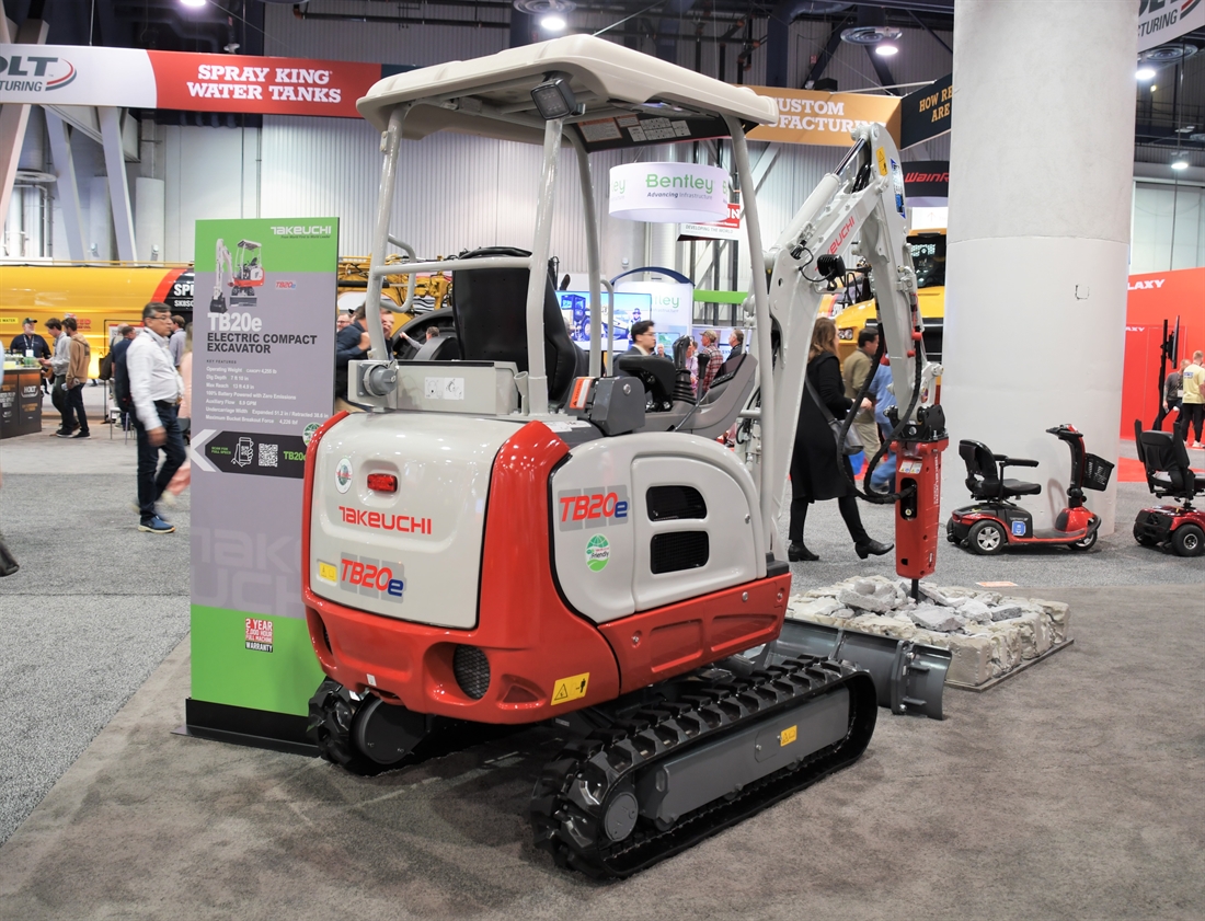Takeuchi on Full Charge for the Executive Hire Show (EHS Show Highlights)