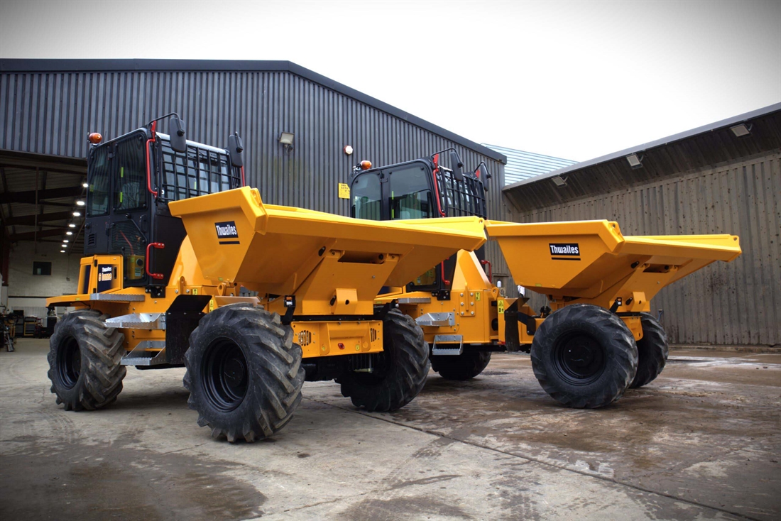 New Thwaites cabbed dumpers for WHC Hire