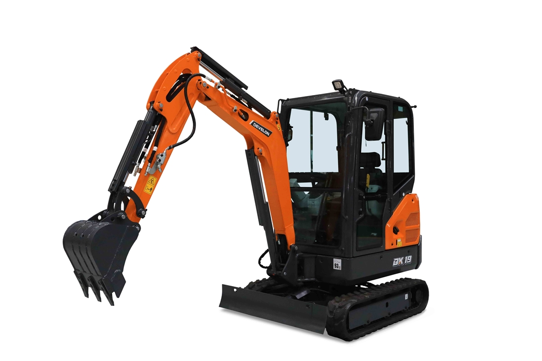 New Develon DX17Z-7 and DX19-7 mini-excavators