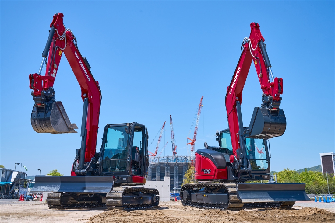 New Yanmar Midi Excavators Look the Business