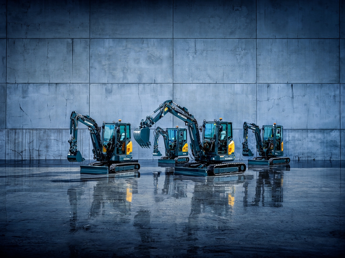 Hyundai reveals new compact mini-excavator line-up