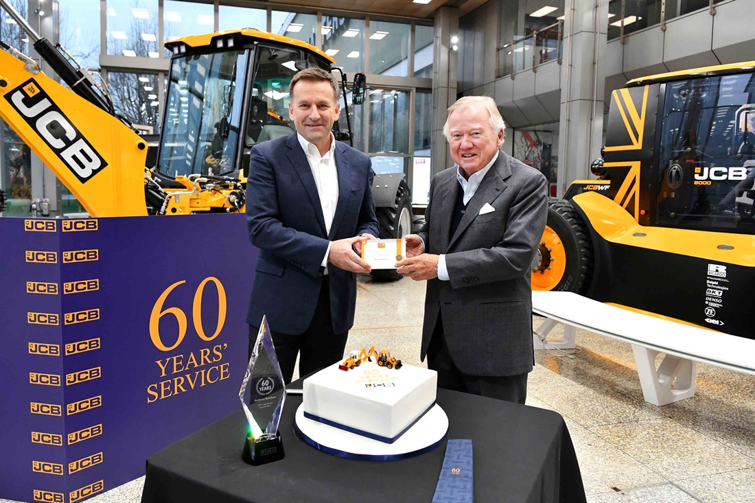 Anthony Bamford marks 60 years JCB service