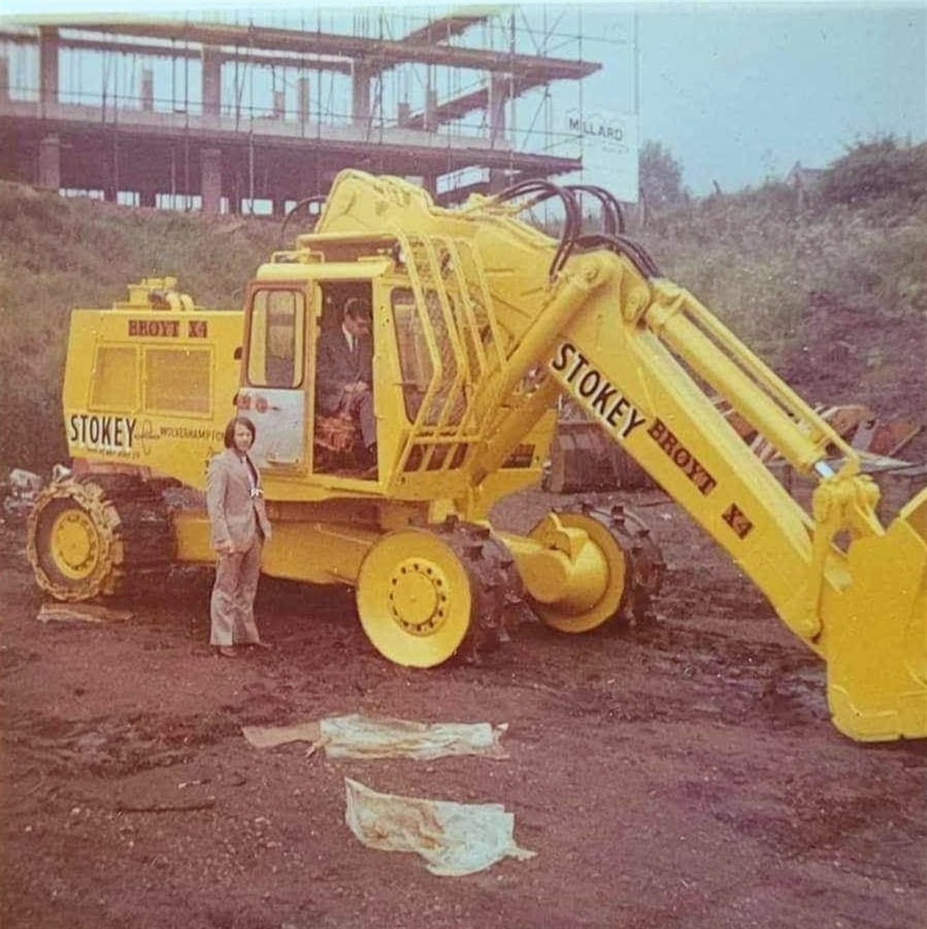 Rare Stokey Plant Hire Bryt X4 (Archive Images)