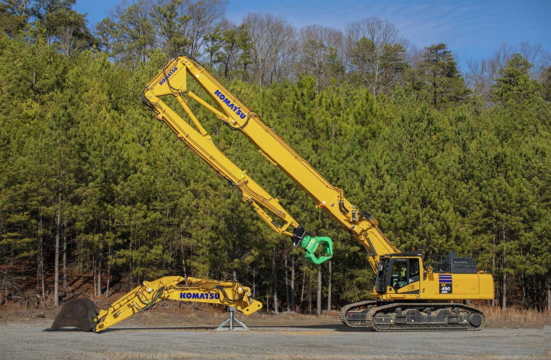 Komatsu debuts PC490HRD-11 excavator