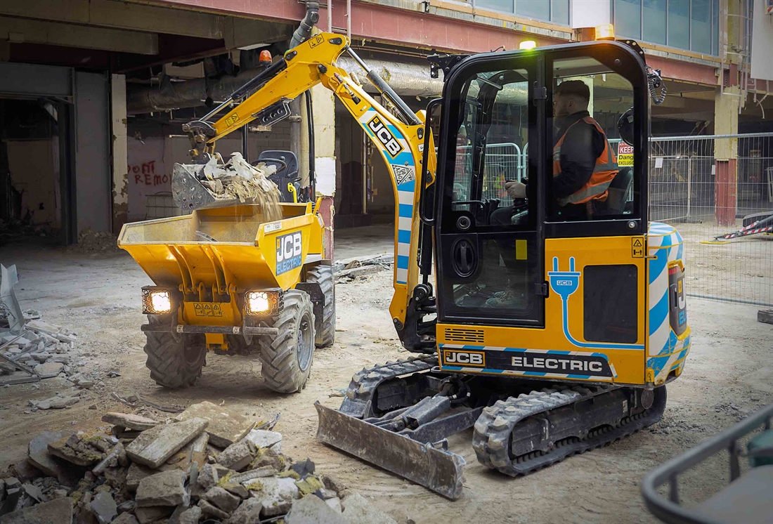 JCBs for Manchester Airport refurbishment