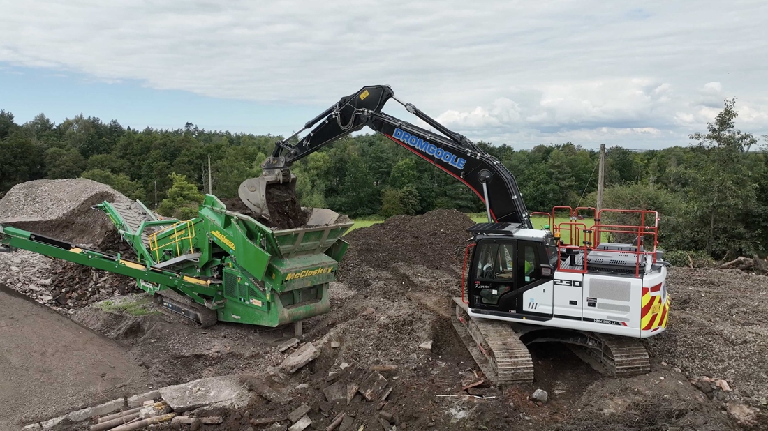 Dromgoole and Sons' new Hidromek HMK230 excavator