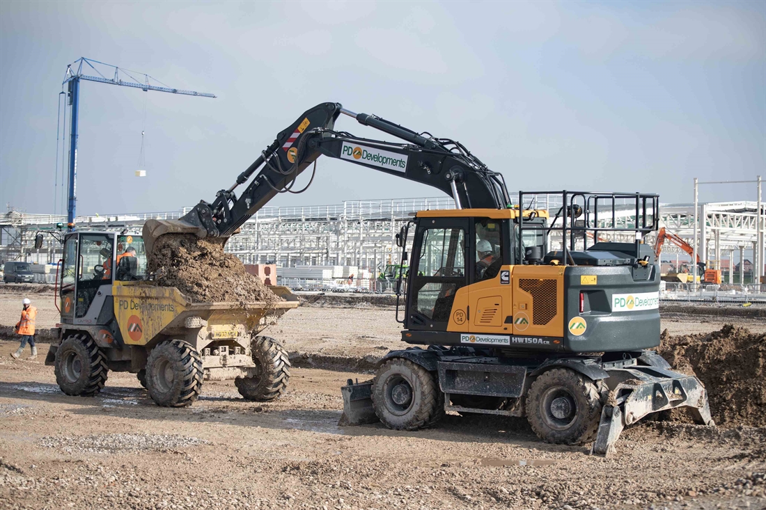 PD Developments first wheeled machine