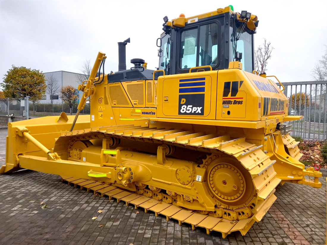 Komatsu fleet on major Irish road development