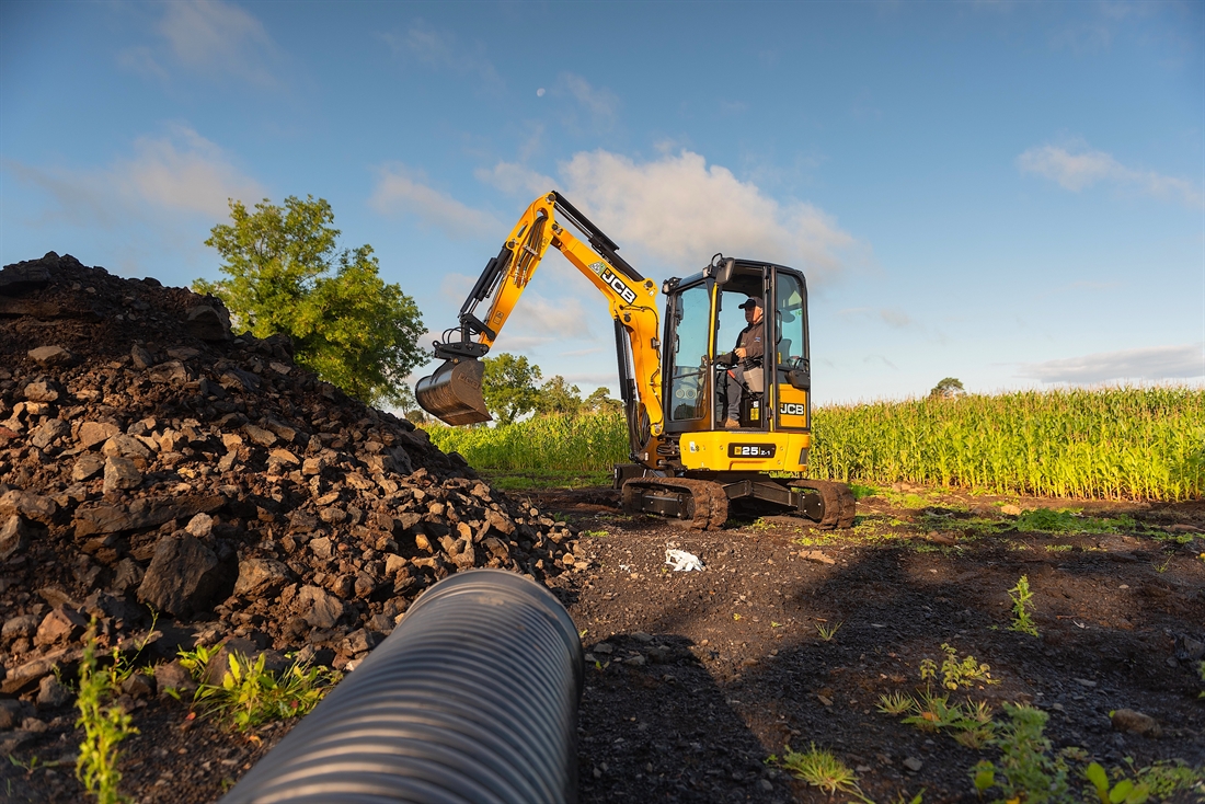First new JCB mini excavator lands in Northern Ireland