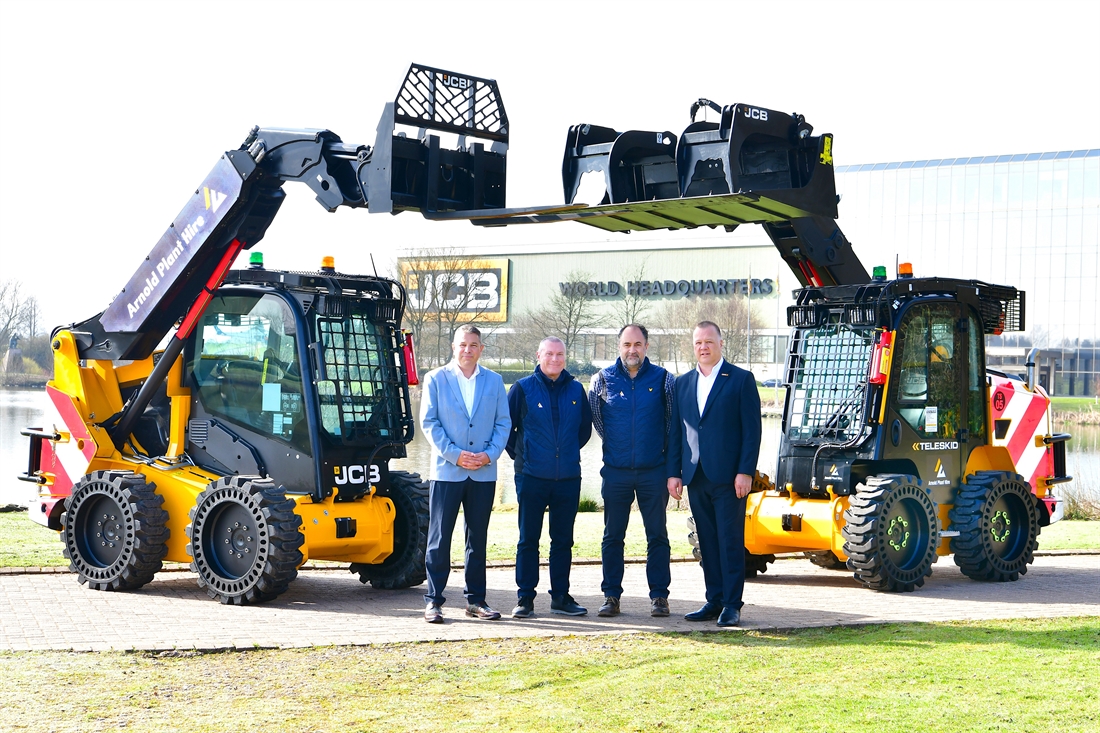 Arnold Plant Hire invests in UKs first teleskid rental fleet