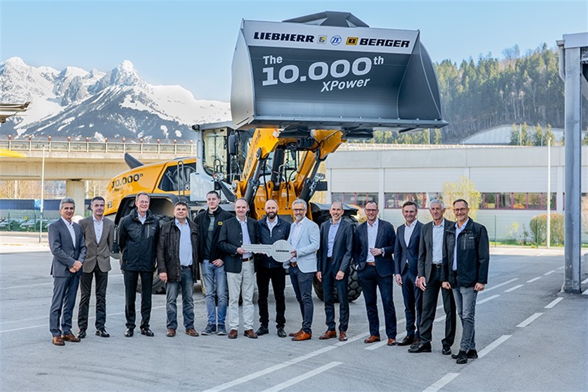 Liebherr produces its 10,000th XPower wheel loader
