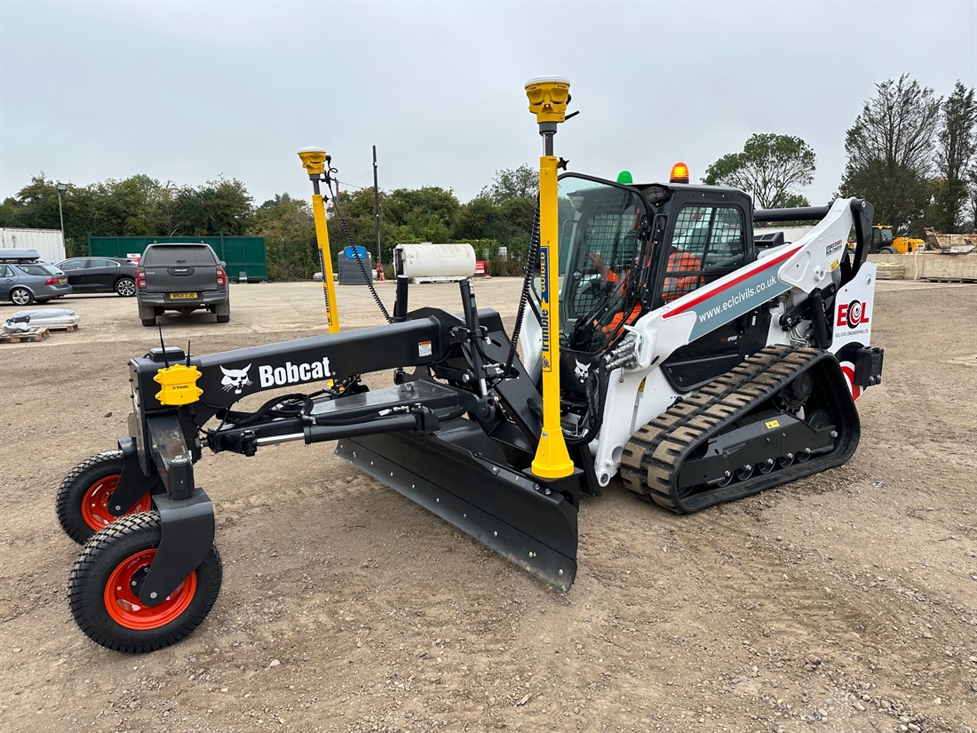New Bobcat track loaders and graders at ECL Civil Engineering