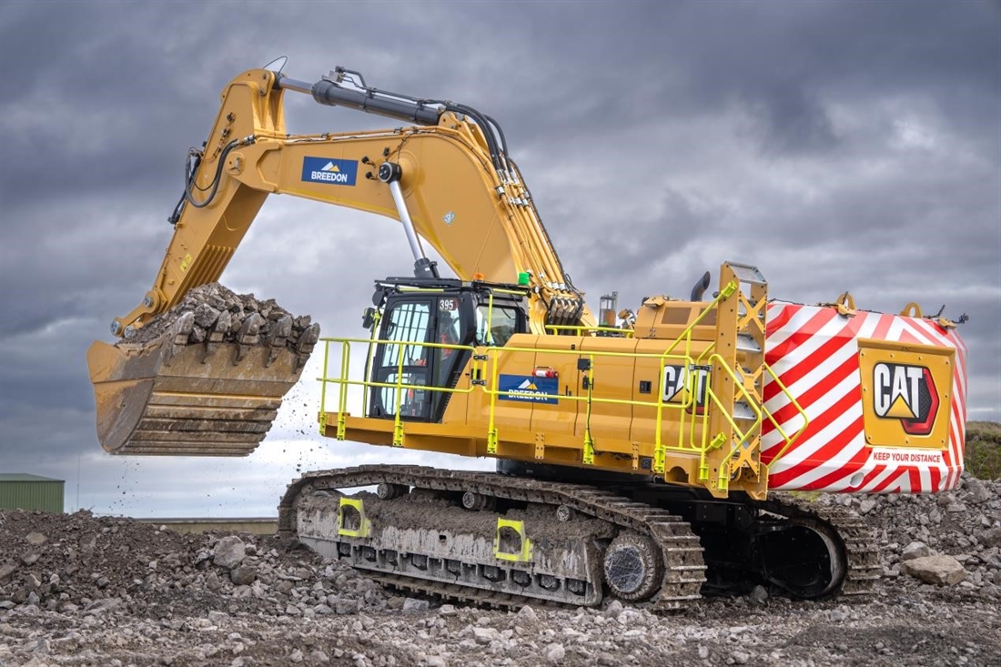 Breedon invests in powerhouse Cat 395 excavator