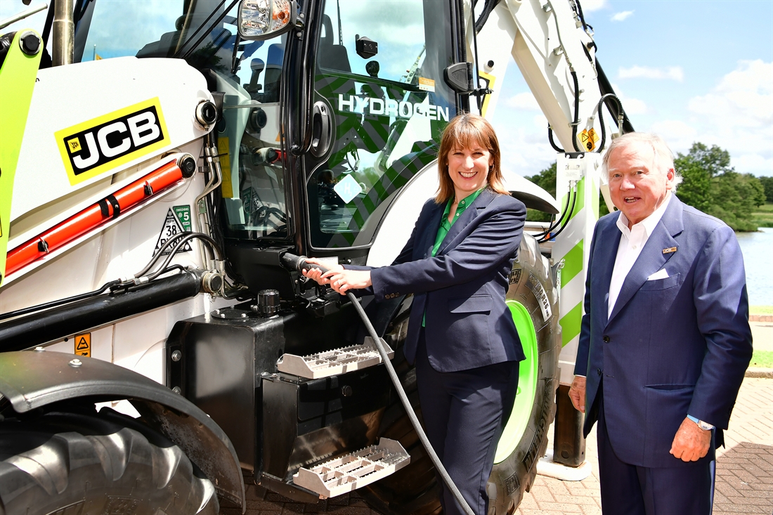Chancellor's update on JCBs hydrogen technology