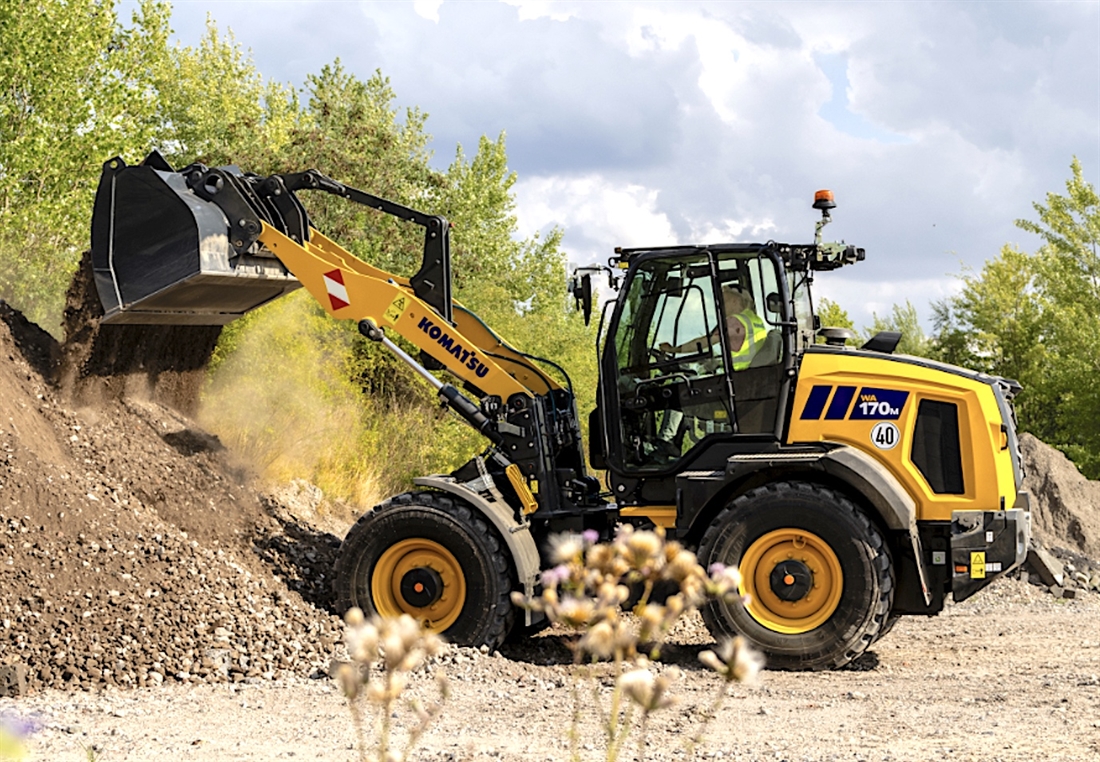 New compact Komatsu wheel loader goes to on sale in Ireland