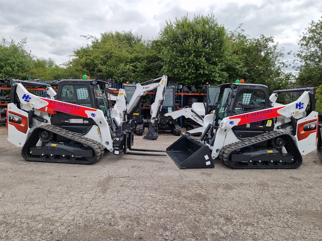Bobcat delivers another 10 track loaders to H.E. Services