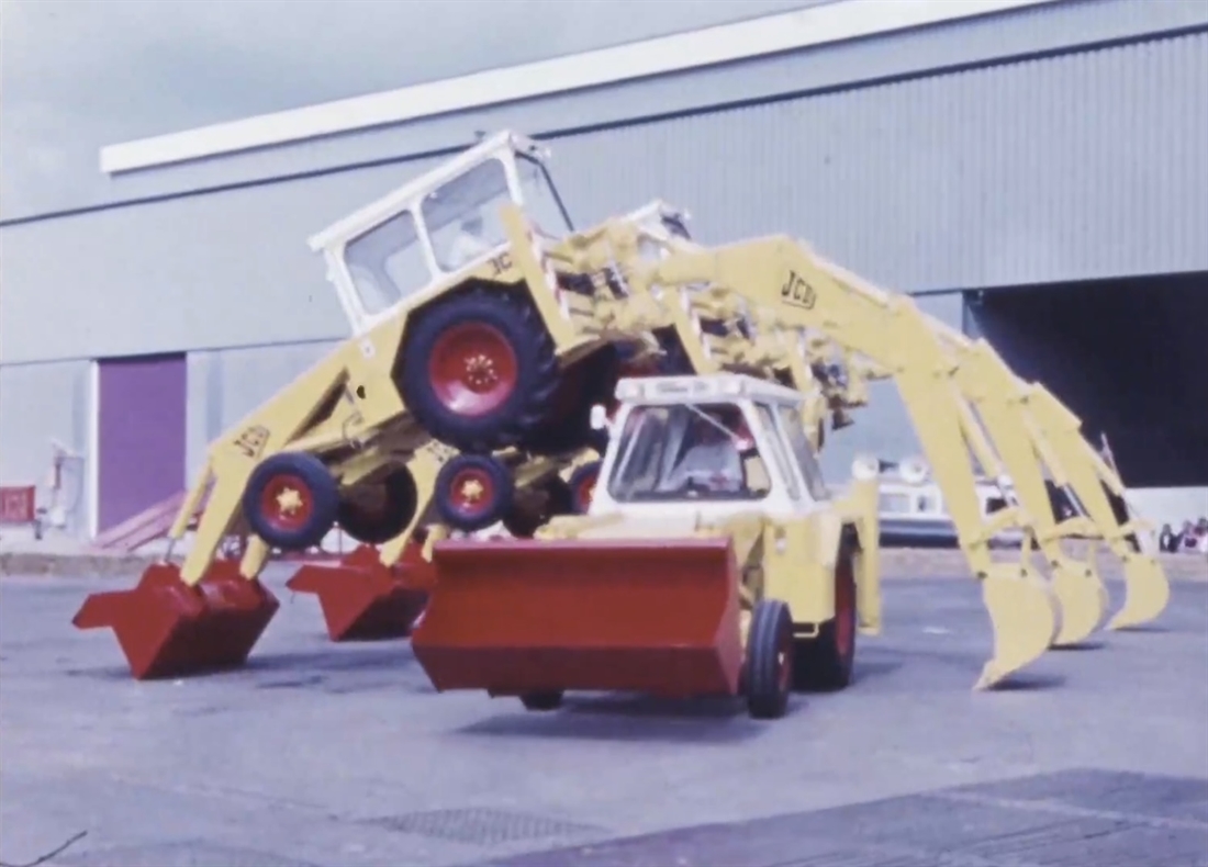 JCB Dancing Diggers 1975 Style #ThrowbackThursday