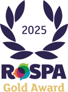 Kelson Sparkes awarded RoSPA Gold Award