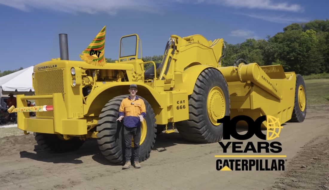 We Join Aaron Witt at a Caterpillar 100th Birthday Party