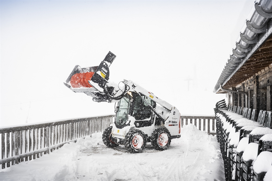 Bobcat equipment excels near Mont Blanc