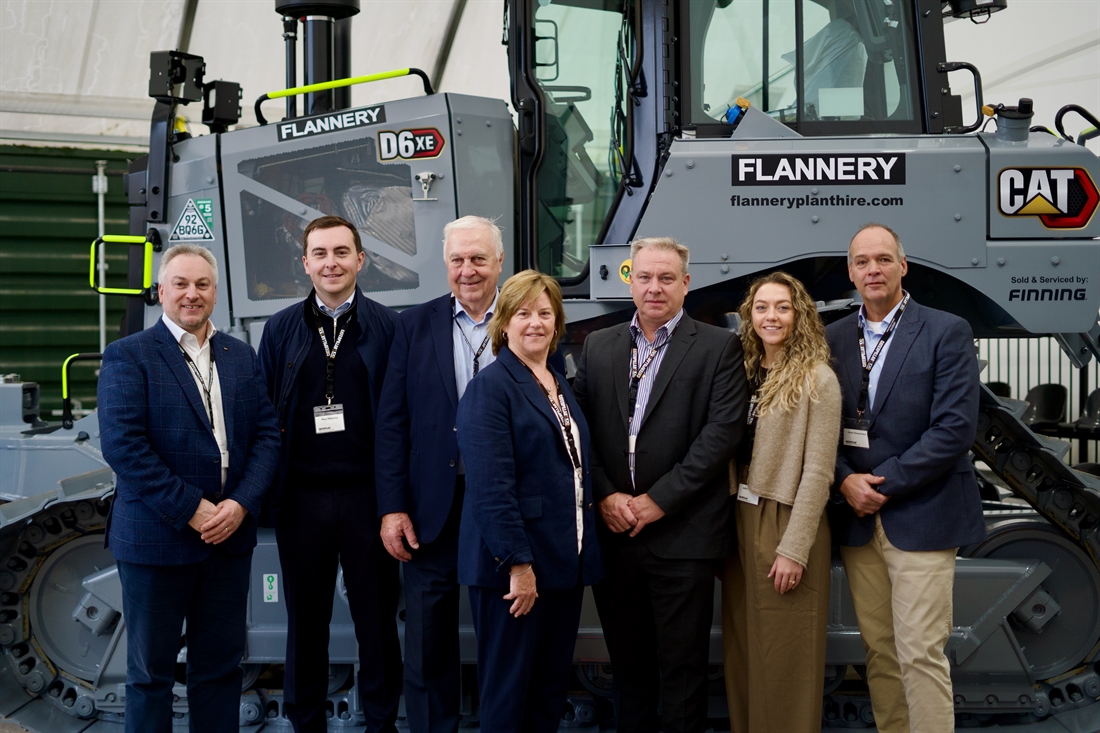 Finning presents Flannery with custom Cat machines as part of multi-million-pound investment