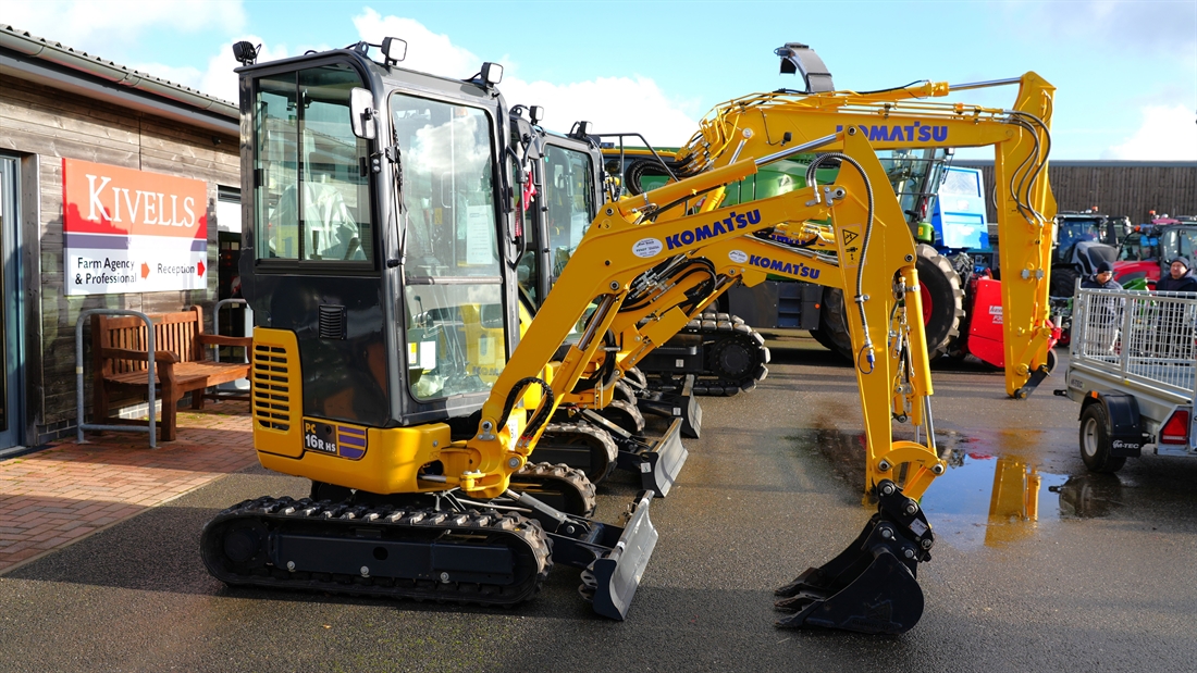 Tractors and Diggers at the Moving Forward Event