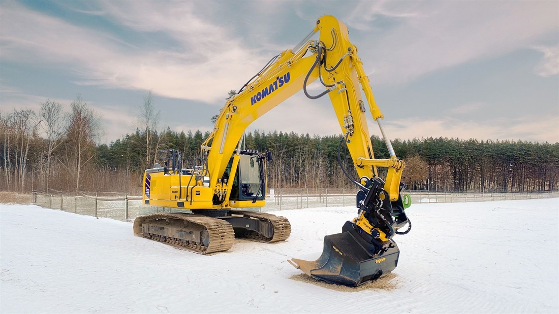Engcon and Komatsu announce enhanced integration through seamless tiltrotator technology