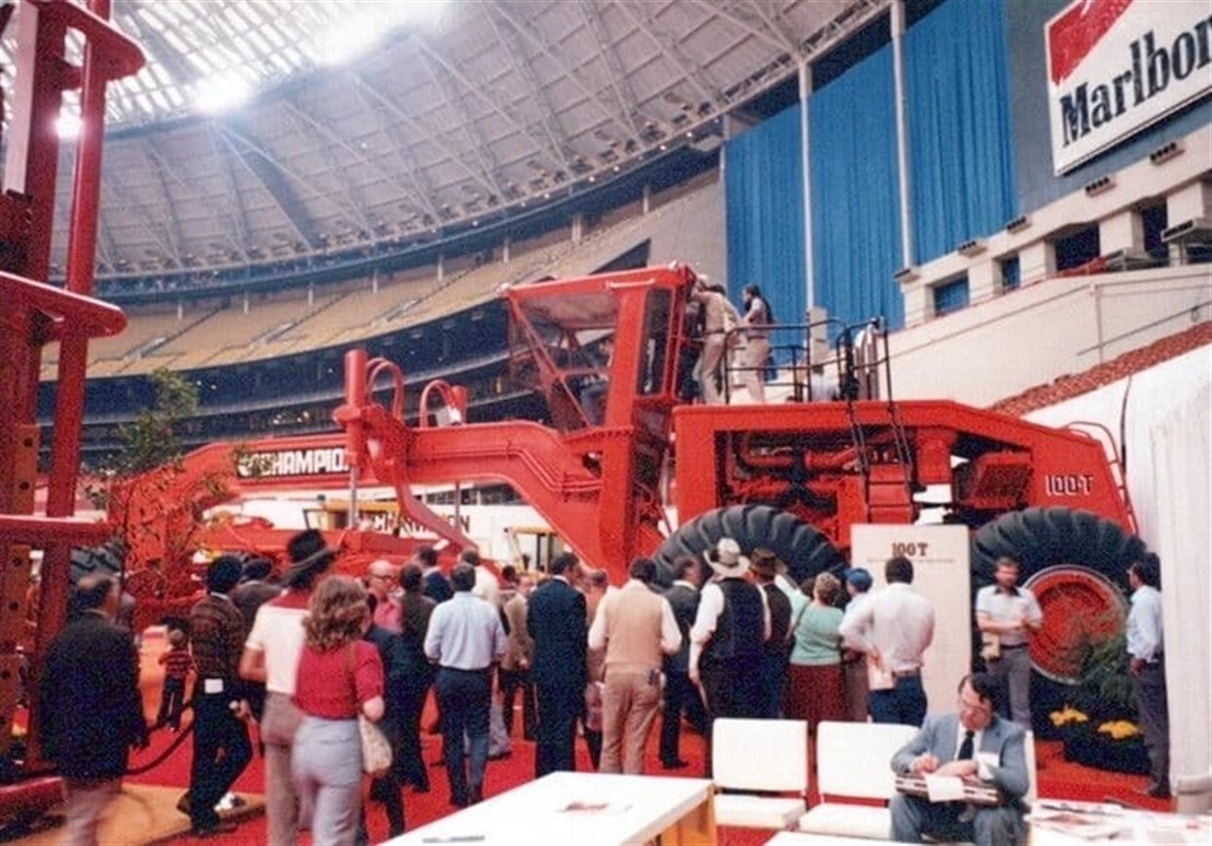 Champion at Conexpo 1981 #FlashbackFriday
