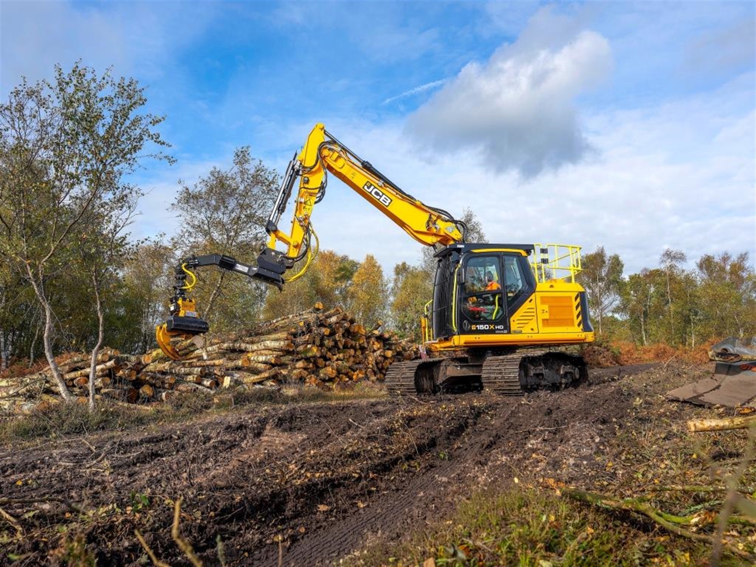 Forestry firm doubles down with high spec JCB 150X HD