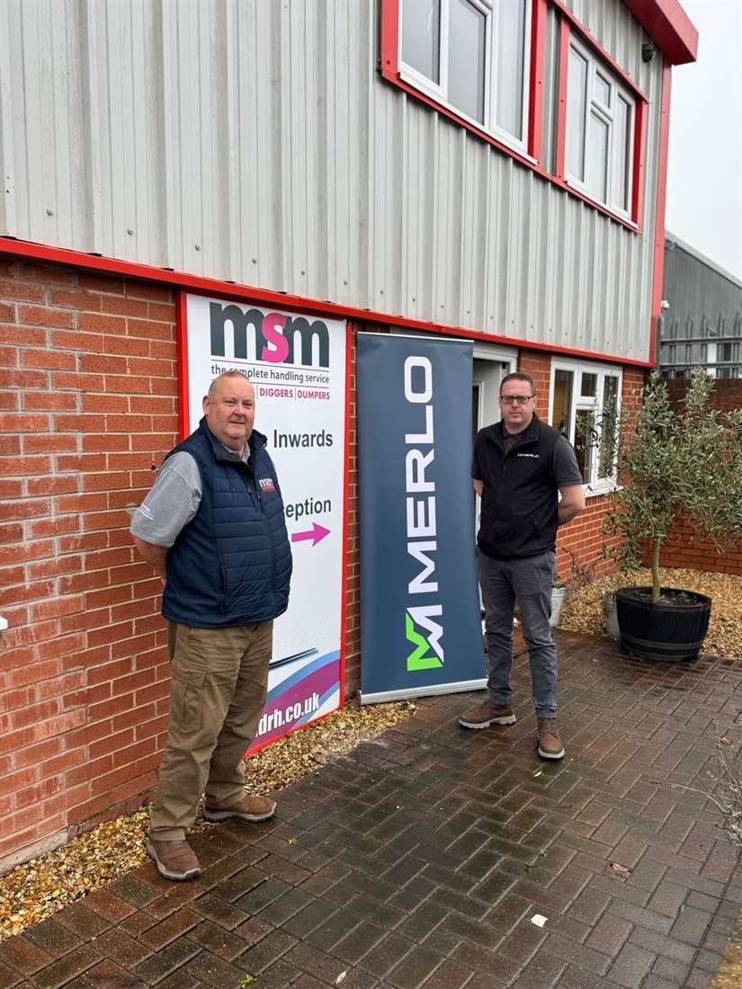 Merlo UK  appoints MSM DRH as Merlo Construction dealer