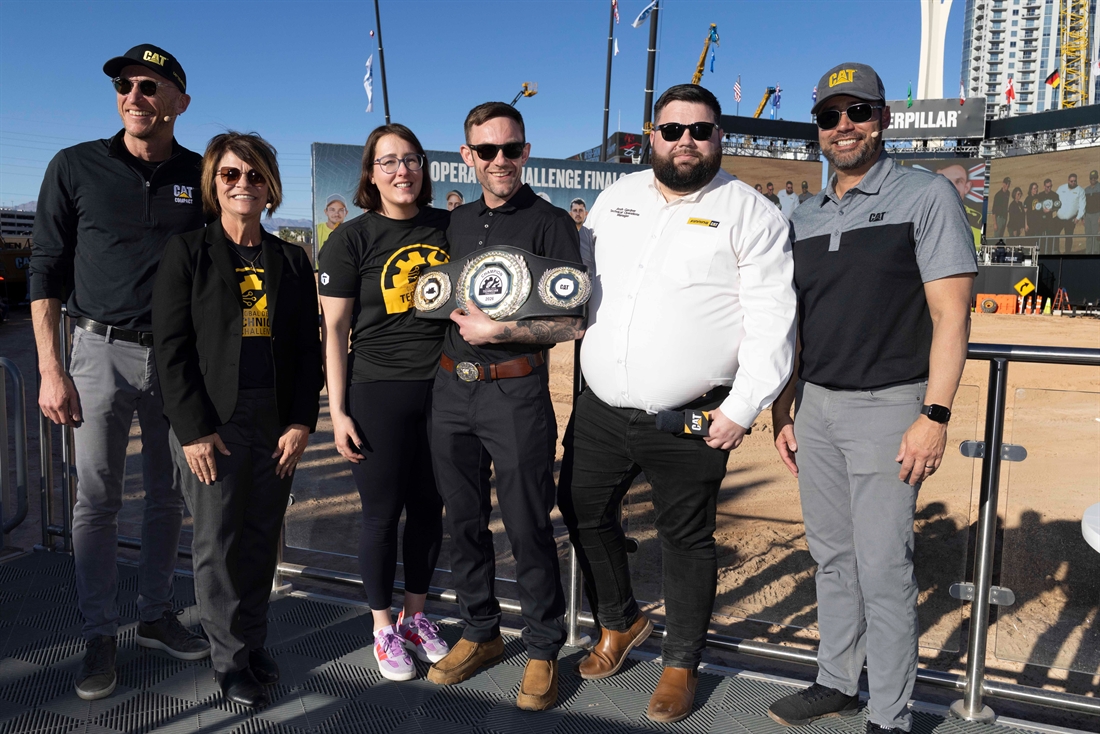 Finning Field Service Engineer Tom March takes gold