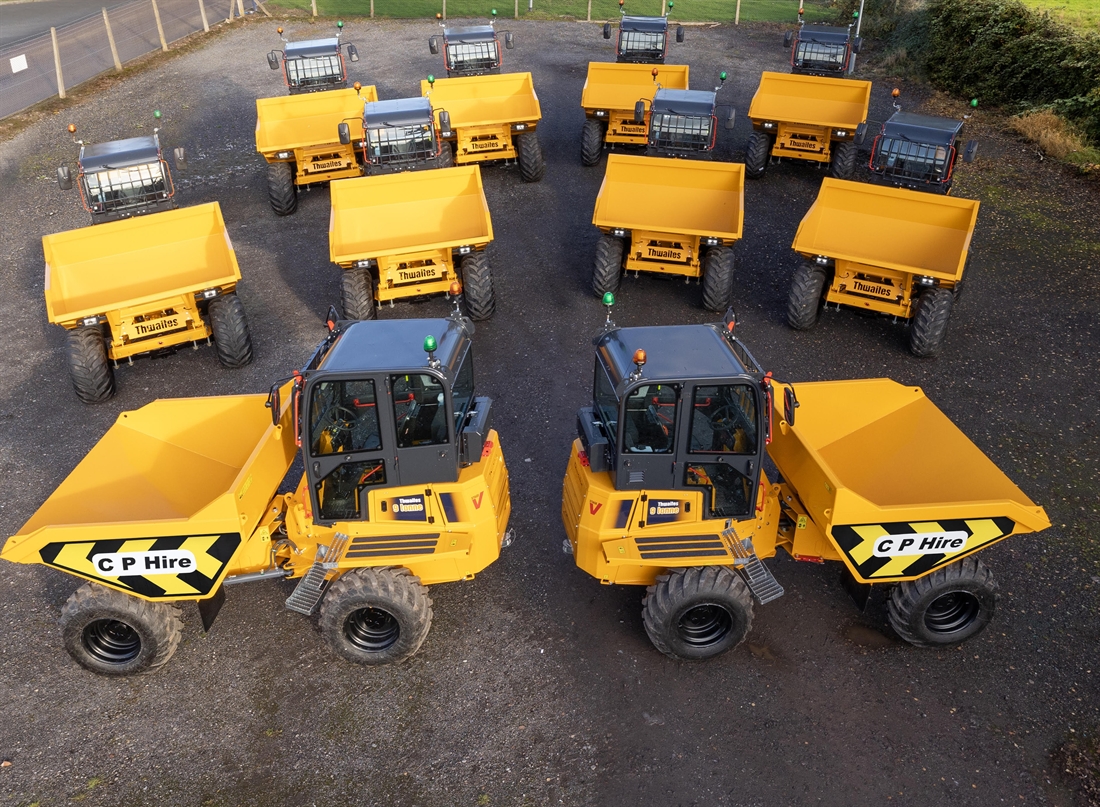 Big Thwaites dumper deal announced with CP Hire