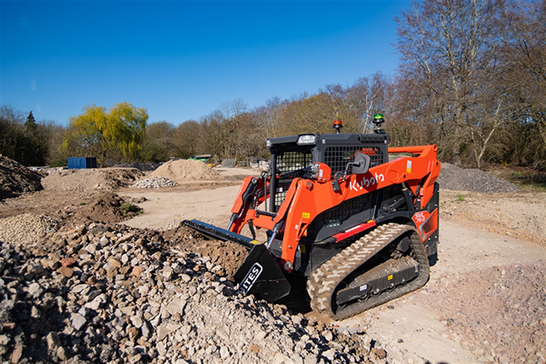 First Kubota tracked loader for DH Building Services