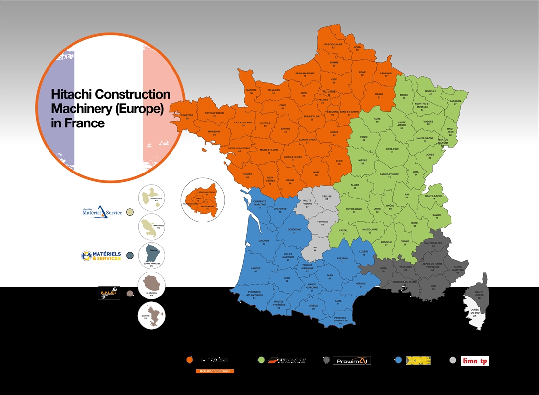Hitachi Construction Machinery Europe strengthens French dealer network