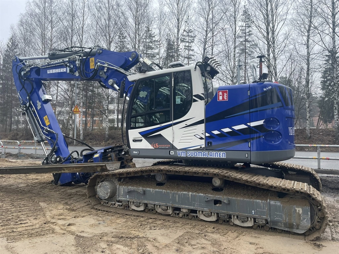 Nothing Beats the Big Blue Liebherr for Risto