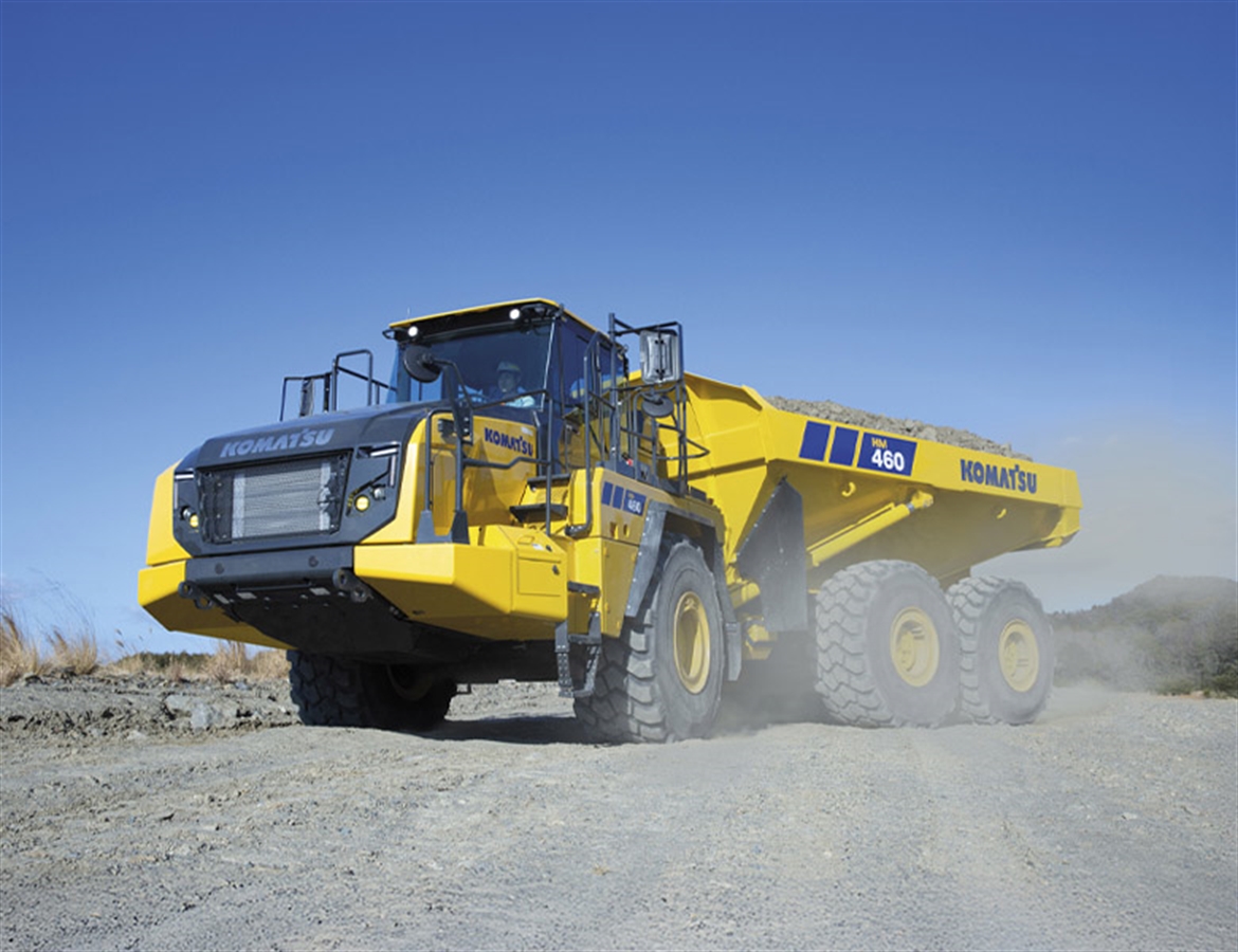 Komatsu�s HM460-6 Gaining Friends