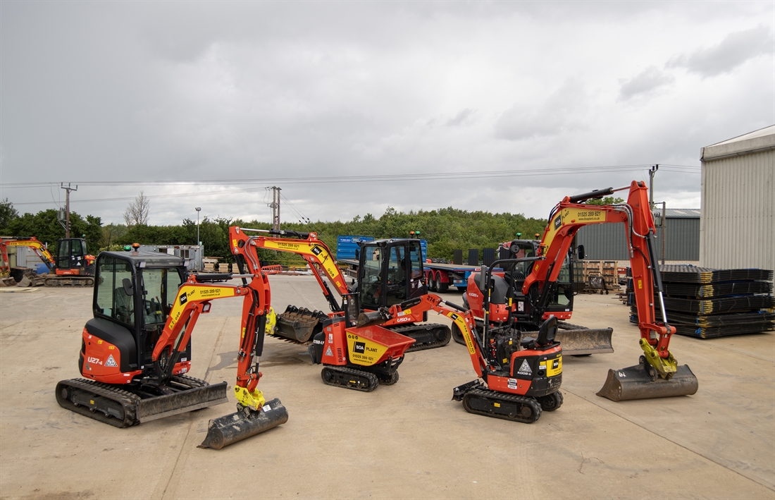 BOA Plant Hire continues to invest in Kubota