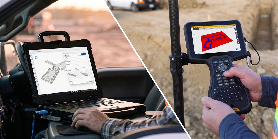 New Trimble SketchUp Pro Civil Contractor Connects 3D Modeling with Field Layout and Earthmoving