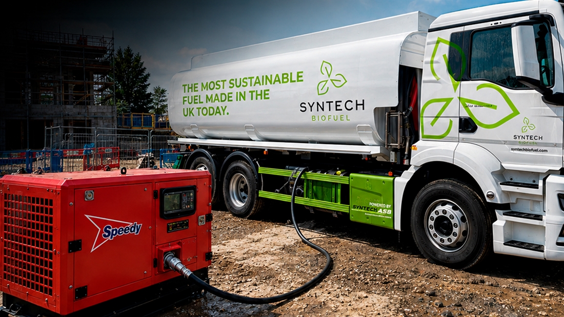 Speedy Hire endorses Syntech biofuel