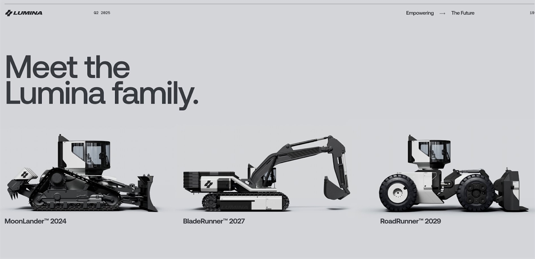Will Lumina become the Tesla of Heavy Equipment