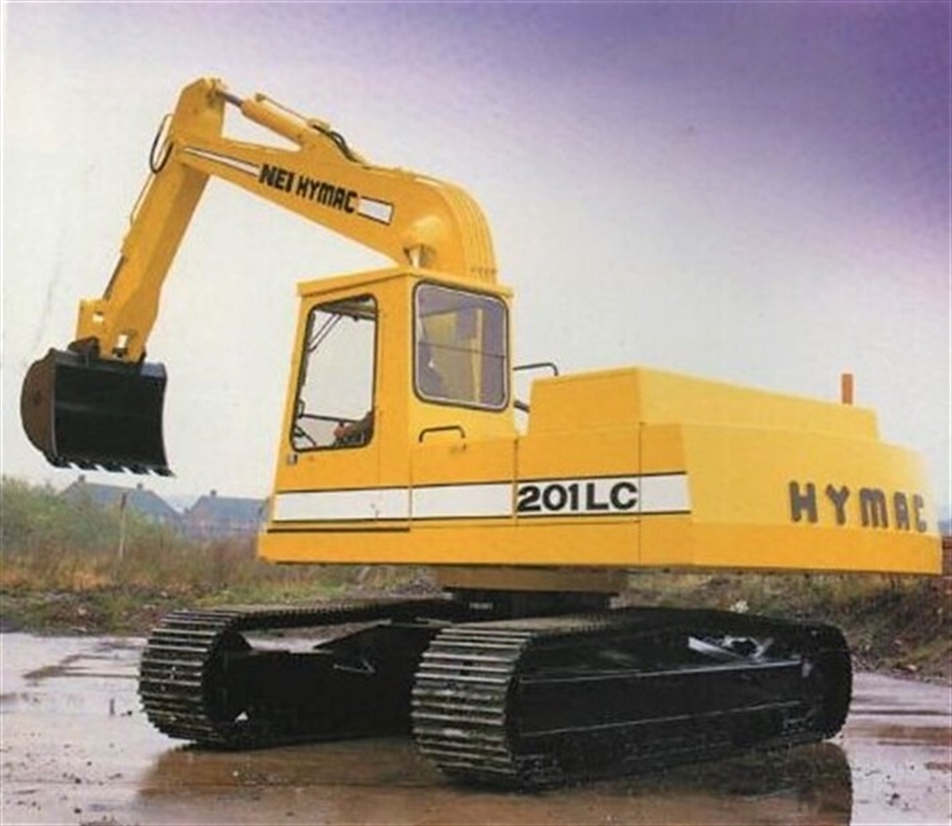 Ageing British Excavator at work in Denmark #FlashbackFriday