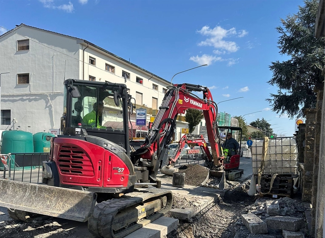 Improving traffic circulation in Prato: Yanmar CE supports urban mobility in Tuscany, Italy