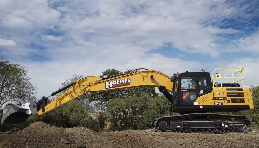 SANY Ticks all the Boxes for Holmes Plant and Construction